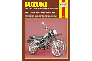 HAYNES Suzuki 100, 125, 185 and 250cc Trail Bikes 1979-89 Owner's Workshop Manual (Motorcycle Manuals)