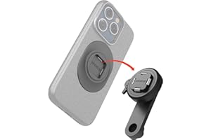 SINCETOP Nowa seria Q [Quad] Uchwyt na telefon do roweru górskiego - Uniwersalny uchwyt na telefon do kierownicy, ze stali CNC, szybki montaż do rowerów szosowych, e-rowerów i graveli.