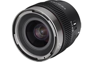 Samyang V-AF 24mm T1.9 FE para Sony E - Lente de Video con Enfoque Automático, Cine 8K, Soporte de Interruptor Personalizado y Botón 23343 - Negro