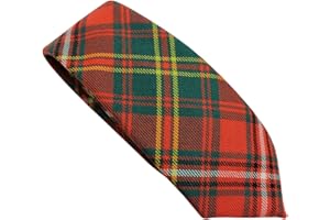 House of Edgar 100% Wool Authentic Traditional Scottish Tartan Neck Tie - Hay Ancient