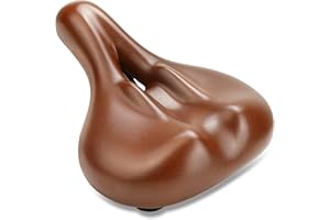CDYWD Ergonomique Selle Velo Ultra Confortable - Femme et Homme Selle Vélo Gel, Selle Bike Life, Siege Velo Confort - Compatible avec Les VTT, Vélo de Ville, Ebike, Vélo Stationnaire