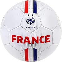 Ballon De Football France FFF – 2 étoiles – Collection Officielle Équipe De France – Taille 5 – PU/PVC