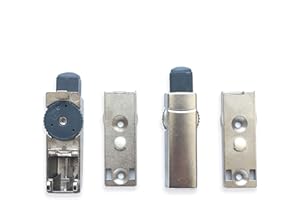 Hettich Przykręcane Amortyzatory Drzwiowe z Miękkim Zamykaniem Zawias Tłumik Silent System Adapter Wpuszczany Specjalnie do Grubych i Ciężkich Mebli Drzwi do Szafek Kuchennych 2 Pcs