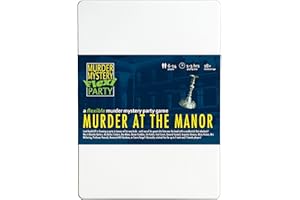Murder Mystery Flexi Party Murder at the Manor 6-14 Player Dinner Party Game