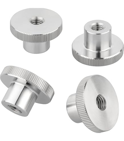 Knurled Nuts (low Shape) | DIN 467-M5-ZB | 10 Pieces | Galvanised - View #5