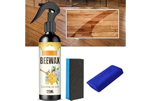 MAFHVV 1pc Natural Micro-Molecularized Beeswax Spray, Beeswax Furniture Polish, Multipurpose Wood Floor Cleaner and Polish for Furniture, Floor, Tables, Chairs, Cabinets 120ML