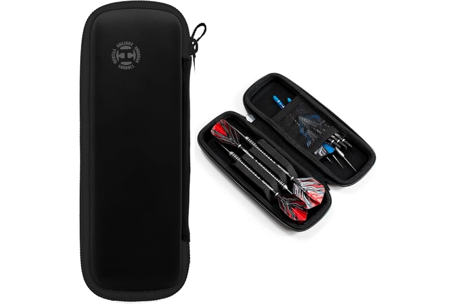 Harrows Darts Wallet | Darts Case Holds 3 Assembled Darts and Accessories | Protective EVA Material | Professional Darts Accessories