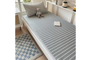 Kylmadrass, sommarsovmatta ， Förkolnad bambu kyldyna vikbar dubbelsidig matta for sängmadrassunderlägg flera storlekar(80 * 190cm)