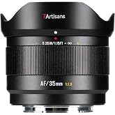 7artisans AF 35 mm F1.8 objektif, otomatik odaklama, APS-C, aynasız Fujifilm X-Mount kameralar i&ccedil;in b&uuml;y&uuml;k diyafram ve sabit o