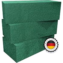LIANRISES Steckschaum 18x4cm Blumensteckschaum Steckmasse für Kunstblumen Steckschwamm für Blumen Steckmasse für Frischblumen Küche, Haushalt & Wohnen