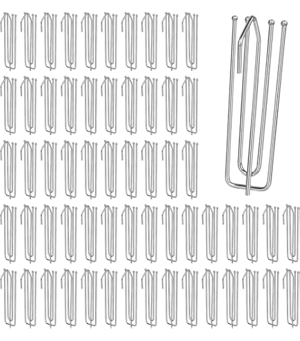 50 Ganci A Pieghe Per Tende In Acciaio Inox - 4 Punte | Per Tende E Docce - Foto 7