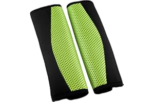 Sakura Sicherheitsgurtpolster SS5323 – Carnaby Grün/Schwarz – Klettverschluss – 1 Paar