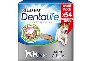 DENTALIFE Mini - Multipack - 54 dolcetti da masticare per cani di piccola taglia, 882 g, igiene orale quotidiana