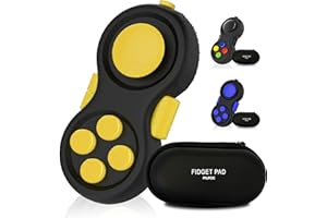 PILPOC Fidget Pad - Fidget Controller Toy for Highly Increased Focus, Reduced Stress, Anxiety, ADHD Clicker, Fidget Clicker, Controller Fidget Toy, Fidget Remote Control, Kids Toy Controller Sensory