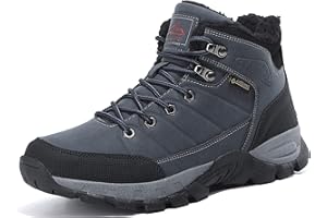 ARRIGO BELLO Chaussure Homme Hiver Bottes Homme Bottine Chaud Fourrées Neige Extérieur De Marche Randonnée Boots Taille 41-46