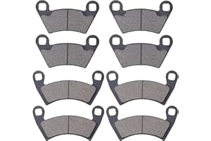JINGKE Front and Rear Brake Pads for Polaris Ranger 900 800 700 500 / RZR 900 XP / Ranger 900 XP / Ranger 800 XP 4x4 / RZR 4 800 / Ranger XP 700 / Ranger 500 Crew / RZR 900