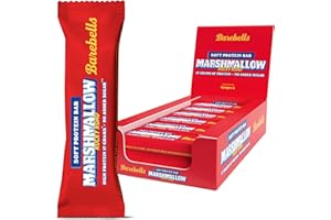 Barebells Soft Protein baton – 17 g High Protein Bar, uboga w cukier, batonik proteinowy, bez oleju palmowego – Marshmallow Rocky Road, 12 x 55 g