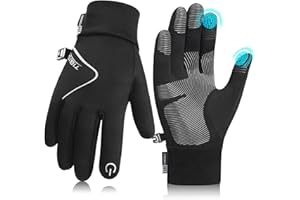 Benirap Kids Thermal Gloves Winter Touchscreen Gloves for Boys Girls Windproof Anti-slip Cycling Gloves Warm Gloves for Sport Running Walking Skating Bike