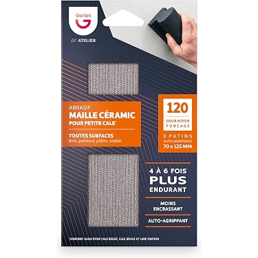 Rouleau Tampons Ponçage 5m X 95mm Grain 1000 - Éponge Abrasive Non-Tissé Pour Bois, Métal, Peinture