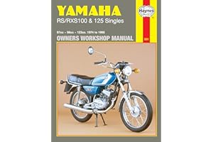 Haynes Yamaha Rs/Rxs100 and 125 Singles Owners Workshop Manual: 1974 to 1995-97cc - 98cc - 123cc