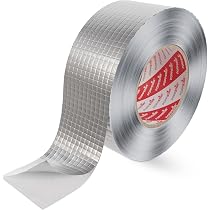 Ruban Adhésif Aluminium 150mm X 50m - Bande Isolation Thermique Haute Température - Réparation Tuyaux