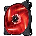Corsair SP140 LED Ventola da 140 mm, Illuminazione LED Rosso, Confezione Singola