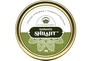 Lotus Blooming Herbs Authentic Himalayan Shilajit Resin (10 Grams 1-2 Month Supply) - Pure Black Shilajit, Mineral-Rich, Organic, Boosts Energy & Vitality, Exclusively in The UK from Yoga Nutrition