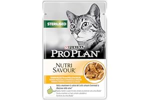Purina Pro Plan Mokra żywność dla dorosłych sterylizowanego kota z kurczakiem, 26 saszetek po 85g