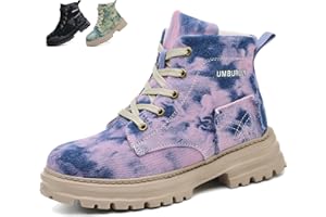 NBOFIEHY Sicherheitsschuhe Damen Leicht Atmungsaktiv Arbeitsschuhe mit Stahlkappe rutschfest Arbeitsstiefel Bequem