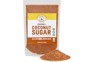 Coconut Merchant Organic Coconut Sugar 250g | Healthy Natural Sugar | Low GI Unrefined Brown Sugar from Coconut Nectar Blossom