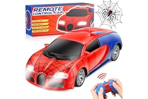 Aooess Toys for 3-8 Year Old Kids: Spider Remote Control Car Toys Gifts for Age 3 4 5 6 7 8 Years Old Boys Girls Birthday Presents Toy for Toddler Ages 3-8 Fast RC Drift Cars Racing Cars for Boys