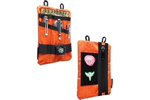 VIPERADE VE1-P EDC Sac à Outils Organiseur EDC Pochette Petits Sacs EDC Organiseur de Poche Sac Multi-Outils en Nylon Petit pour Lampe de Poche, Couteau, Stylo, carnet