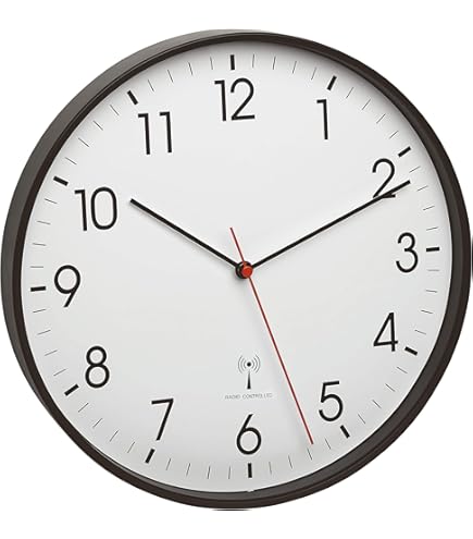 TFA Dostmann Orologio Da Parete XL Esterno/Interno - 38cm, Design Retr&ograve;, Resistente Agli Spruzzi, Bianco