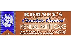 Romneys Chocolate Covered Kendal Mint Cake, 113 g