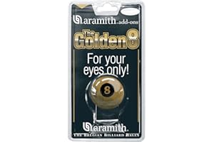 Aramith Exclusive 2" Premier GOLDEN 8 BALL Single Pool Ball