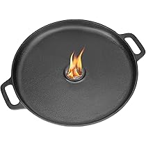 Onlyfire 32 Rocket Stove, Portable Camp Stoves with Firewood Stand, Double Door Design, Rocket Furnace for Dutch Oven, Grill Pans, Pot, Black