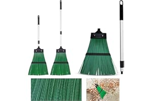 MY GARDEN OUTDOOR LIVING My Garden Broom 126 cm Extendable Outdoor Brush Telescopic Broom Heavy Duty Stiff Brush for Outdoor Sweeping – Patio Brooms with Rust Resistant Pole & Firm Grip Handle