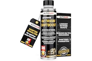 AUTOGAR® Automatikgetriebe Shiftboost 250ml - Getriebeöl Additiv mit TMF-2000® - Für sanftere Schaltvorgänge & weniger Reibung - Für Automatik, DSG & CVT - kompatibel mit allen ATF-Ölen