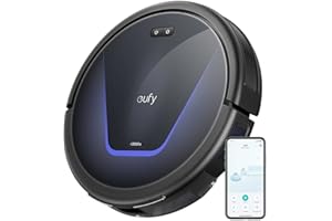 eufy G50 Robot Vacuum Cleaner with 4,000 Pa Strong Suction, Pro-Detangle Comb, Roller Brush, Automatic Charging, Quiet, Work with Alexa, BoostIQ, Ideal for Pet Hair, Hard Floors, Carpet