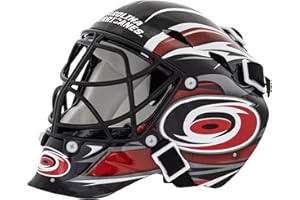 Franklin Sports NHL Team Logo Mini Hockey Goalie Mask with Case - Collectible Goalie Mask with Official NHL Logos and Colors