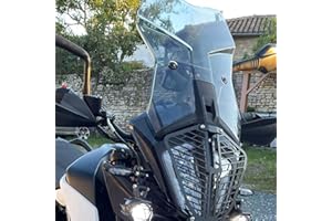 Midimttop Motorcycle Windshield Protector Windproof Flyscreen Front Fairing Compatible with K-T-M 390 Adventure 2020 2021 2022 2023 (Light Smoke)