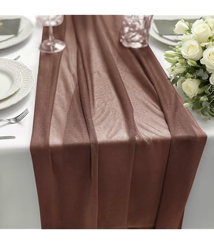 Roze Voile Vintage tafelkleden kopen? | Laagste prijs