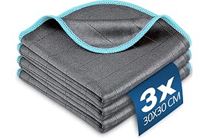 12 X 12 Inch, Pack of 3, Grey-blue