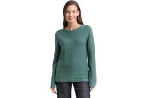TOM TAILOR Damen Strickpullover aus Bio-Baumwolle