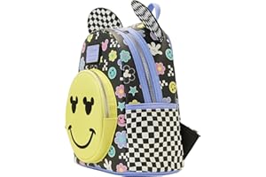 Loungefly Disney Mickey Mouse Y2K torba na ramię z podwójnym paskiem