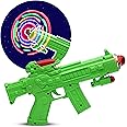 Gooyo GY688-A5 Battery Operated Space Gun Toy with Rotatable LED Fan | Dynamic Music & Light Effect Toy Gun for Kids, |Green| Power Source: 3xAA Battery (Not Included)