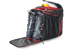 Otaro Ski | (Classic | 44 L) Bolsa de zapatos de esquí con compartimento para casco de esquí | Empresa alemana | Puerta de esquí, funda de esquí, casco de esquí para hombre, traje de esquí para mujer,
