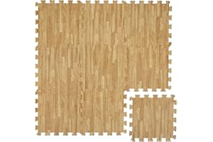 LittleTom Soft Baby Play Mat Children Foam Puzzle 9 Large Laminate Floor Tiles