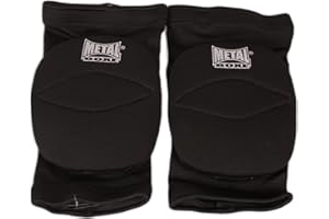 Metal Boxe Genouillère Noir