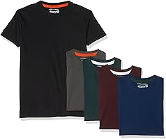 Charles Wilson 5 Pack Plain Crew Neck T-Shirt